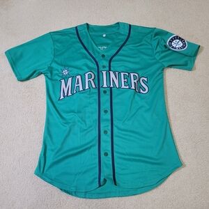 Seattle Mariners JP Crawford #3 Mardi Gras Alternate Replica MLB JerseyMen 44